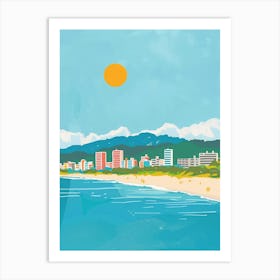 Hiroshima Japan 2 Colourful Illustration Art Print