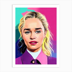 Emilia Clarke Pop Movies Art Movies Art Print