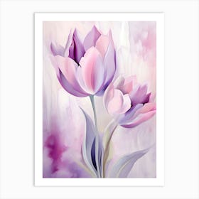 Pink Tulips 3 Art Print