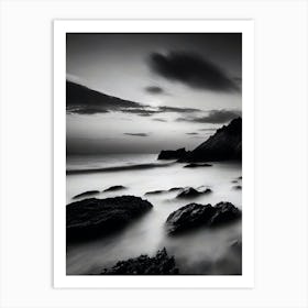 Black And White Seascape 33 Art Print