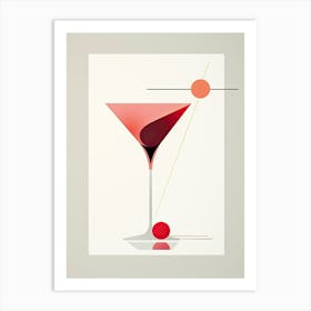 Mid Century Modern Sex On The Beach Floral Infusion Cocktail 7 Art Print