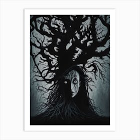 Watcher in the Tree Art Print