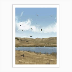 Birds In The Sky 7 Art Print