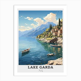 Lake Garda Travel Art Print