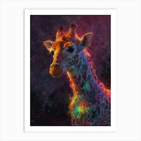 Giraffe Canvas Print 12 Art Print