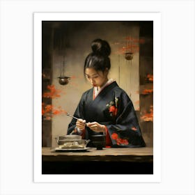 Tea Ceremony Japanese Style 5 Art Print