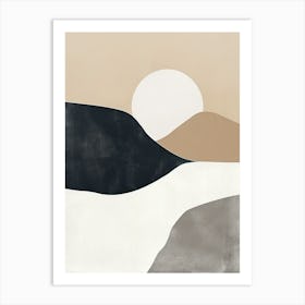 Hidden Silence Minimalist Style Art Print