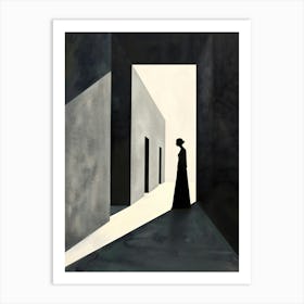 Shadow Of A Woman Art Print