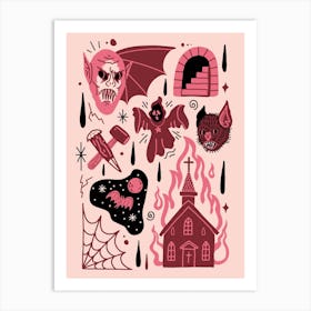 Spooky Art Print