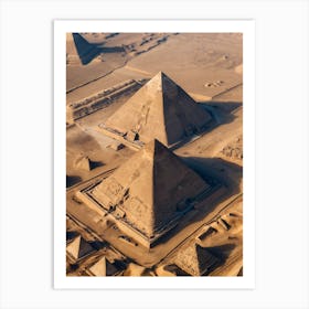 Pyramids Of Giza Art Print