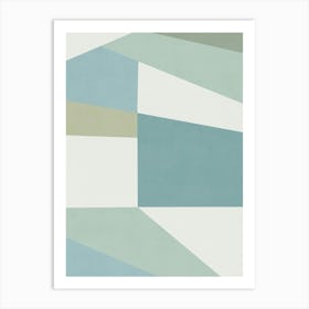 ABSTRACT MINIMALIST GEOMETRY - GA01 Art Print