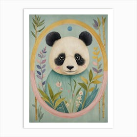 Pastel Panda Art Print