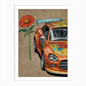 Car Painting Art Print