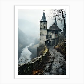 Castle On A Hill Art Print