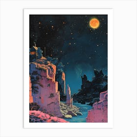 Moonscape Art Print