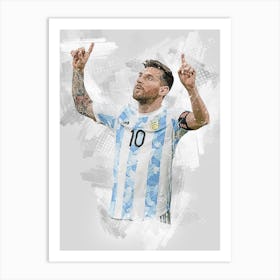 Lionel Messi 1 Art Print