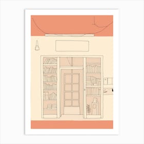 Palma De Mallorca The Book Nook Pastel Colours 3 Art Print