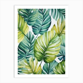 Tropical Leaves 8 Art Print