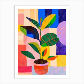 Plant In A Pot 33 Art Print