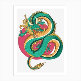 Flying Dragon Art Print