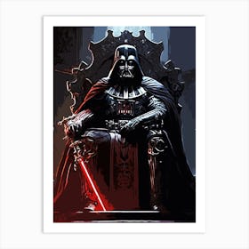 Darth Vader Star Wars movie 1 Art Print