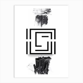 Poster Abstract Illustration Art 26 Art Print