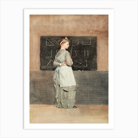 Blackboard (1877), Winslow Homer Art Print