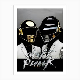 Daft Punk 9 Art Print