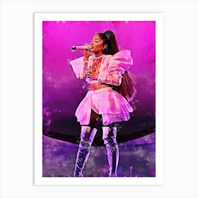 Ariana Grande 12 Art Print