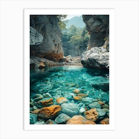 Clear Blue Water 1 Art Print