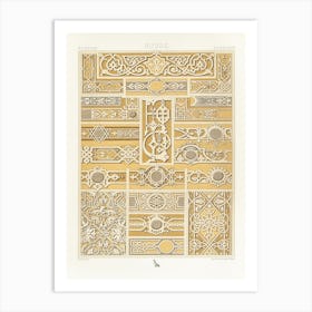 Russian Pattern, Albert Racine 3 Art Print