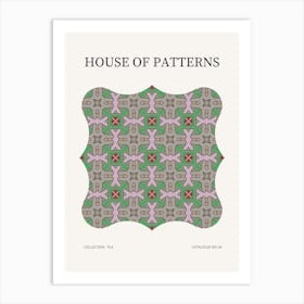 Tile Pattern Poster 4 Art Print