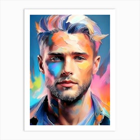 Creative Male Portrait 172 Art Print