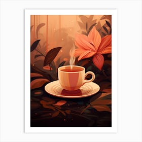 Tea In The Forest Art Print