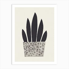 Plant In A Pot 1 Art Print