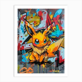 Pokemon Evee Art Print