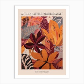 Fall Botanicals Bougainvillea 1 Poster Art Print