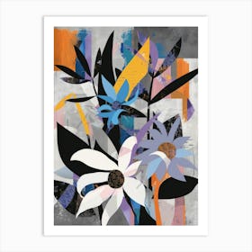 Abstract Flowers 11 Art Print