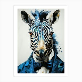 Zebra animal Art Print