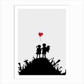 Banksy Kids Art Print