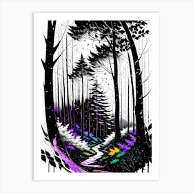 Forest Path 21 Art Print