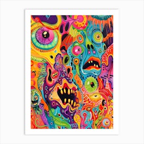 Psychedelic Art 5 Art Print