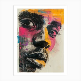 'The Face Of A Man' Art Print