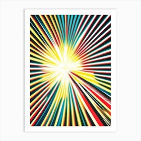 Gamma Ray Burst Vintage Sketch Space Art Print