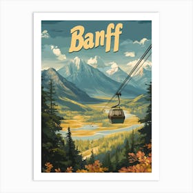 Aihrgdesign A Mid Century Modern Travel Poster For Banff Show Cd5512fc 9950 4806 8a2b Ef7a5b297c27 2 Art Print