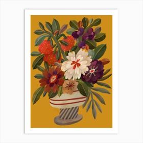 Autumnal Vase Art Print