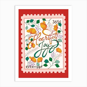 365 Days Collection - Heartfelt Joy Art Print