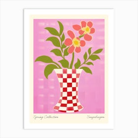 Spring Collection Snapdragon Flower Vase 1 Art Print