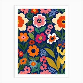 Floral Pattern Art Print