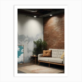 Modern Living Room Art Print